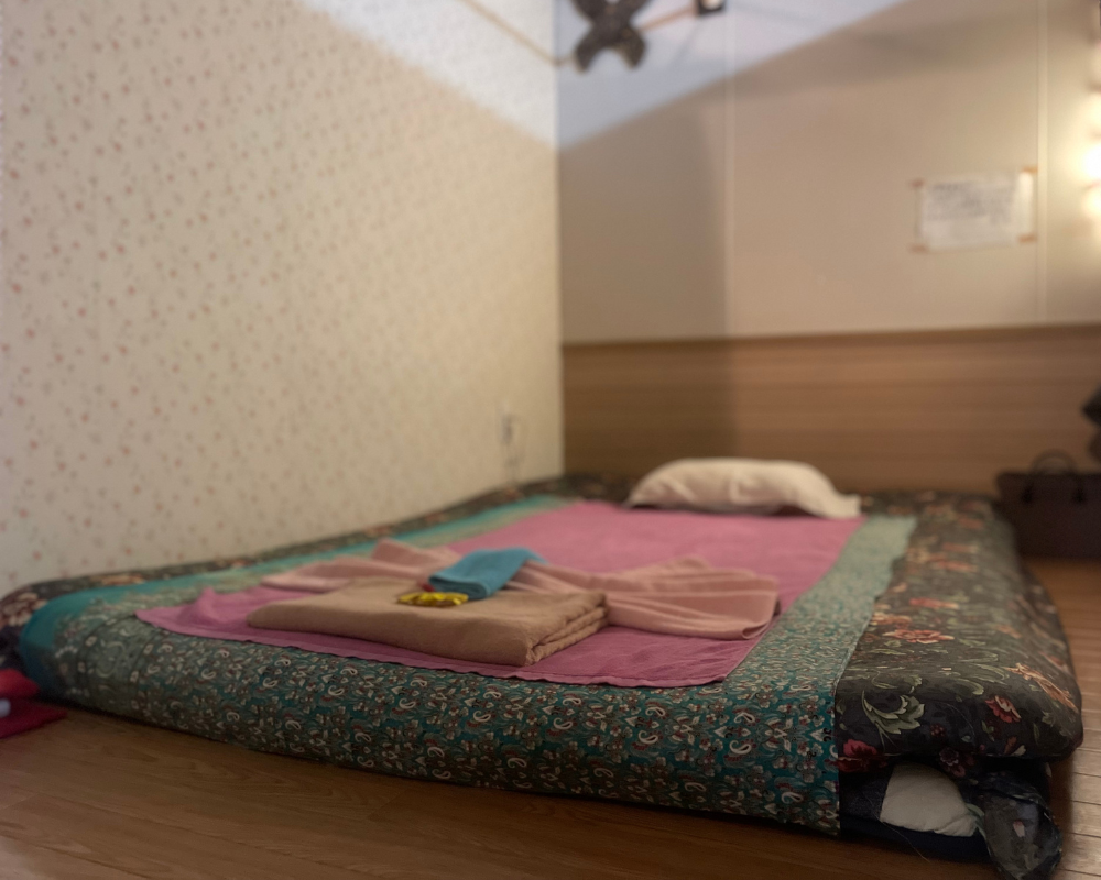 茨城県鹿嶋市下津のタイ古式マッサージ・プーケットの施術室